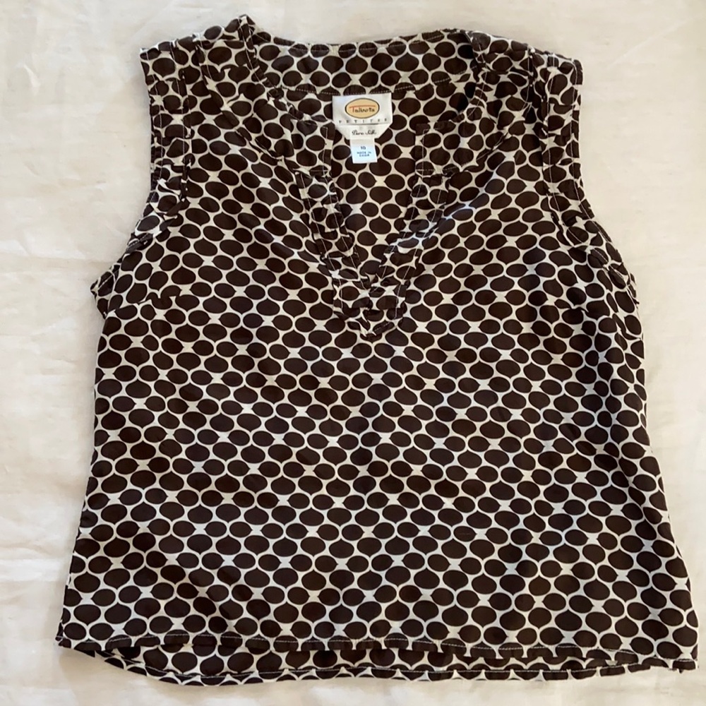 Talbots silk tank